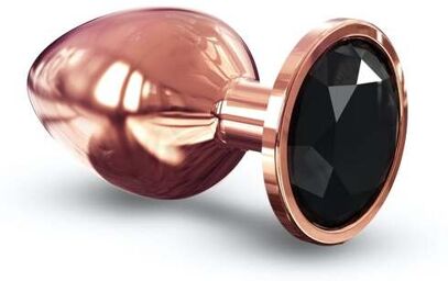Plug Anal Métal Diamant Noir L Bronze