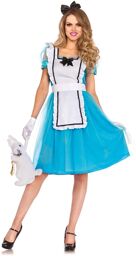 Costume Classic d'Alice Bleu / Blanc