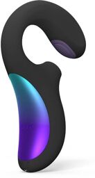 Stimulateur clitoridien Enigma Double Sonic Stormy Black Noir