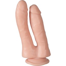 Double Gode Réaliste 18 cm