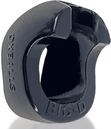 Big-D - Bigger Bulge Cockring with Shaft Grippers - Black