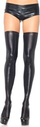 Bas effet mouillé - LEG AVENUE Noir