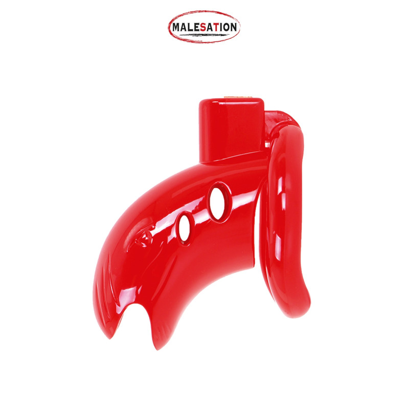 Cage de chasteté ABS rouge
