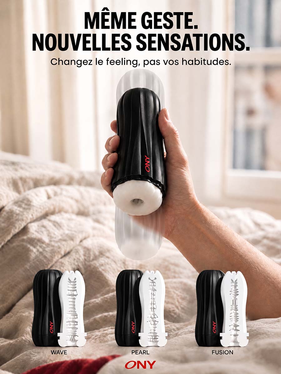 Gaines de masturbation PURE 2 (3 sensations incluses)