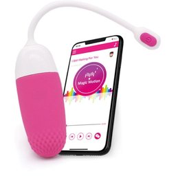 - Œuf vibrant connecté Vini - Rose/Blanc