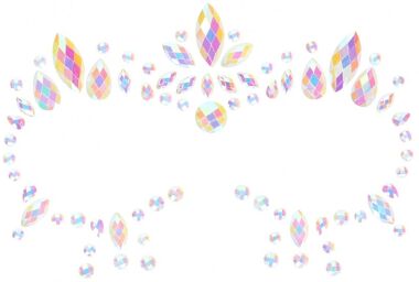 Body Jewelry Stickers - Face - Opal -3