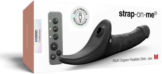 Multi orgasm dildo réaliste télécommandé M Noir