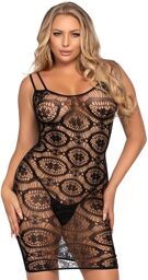 86961 Mini Robe Daisy crochet Noir Noir