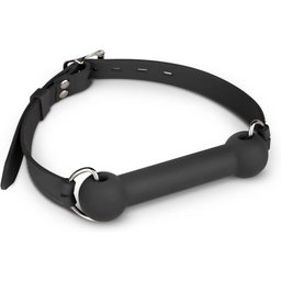 EasyToys - Bâillon avec mors en silicone - Noir