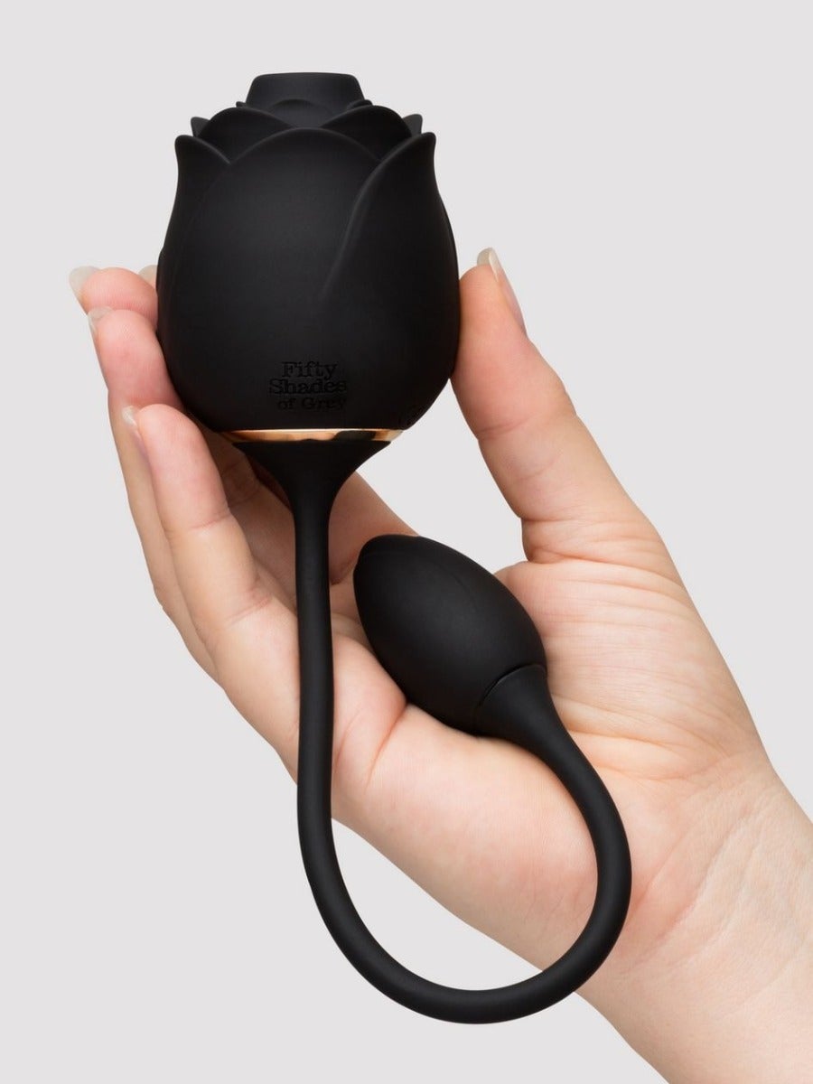 Stimulateur clitoridien 2-en-1 Dark Blushing Rose