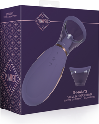 Enhance - Pompe rechargeable pour vulve et seins - Violet