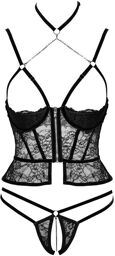 Bustier Ouvert Noir