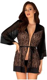 Déshabillé Allunes Noir Marron