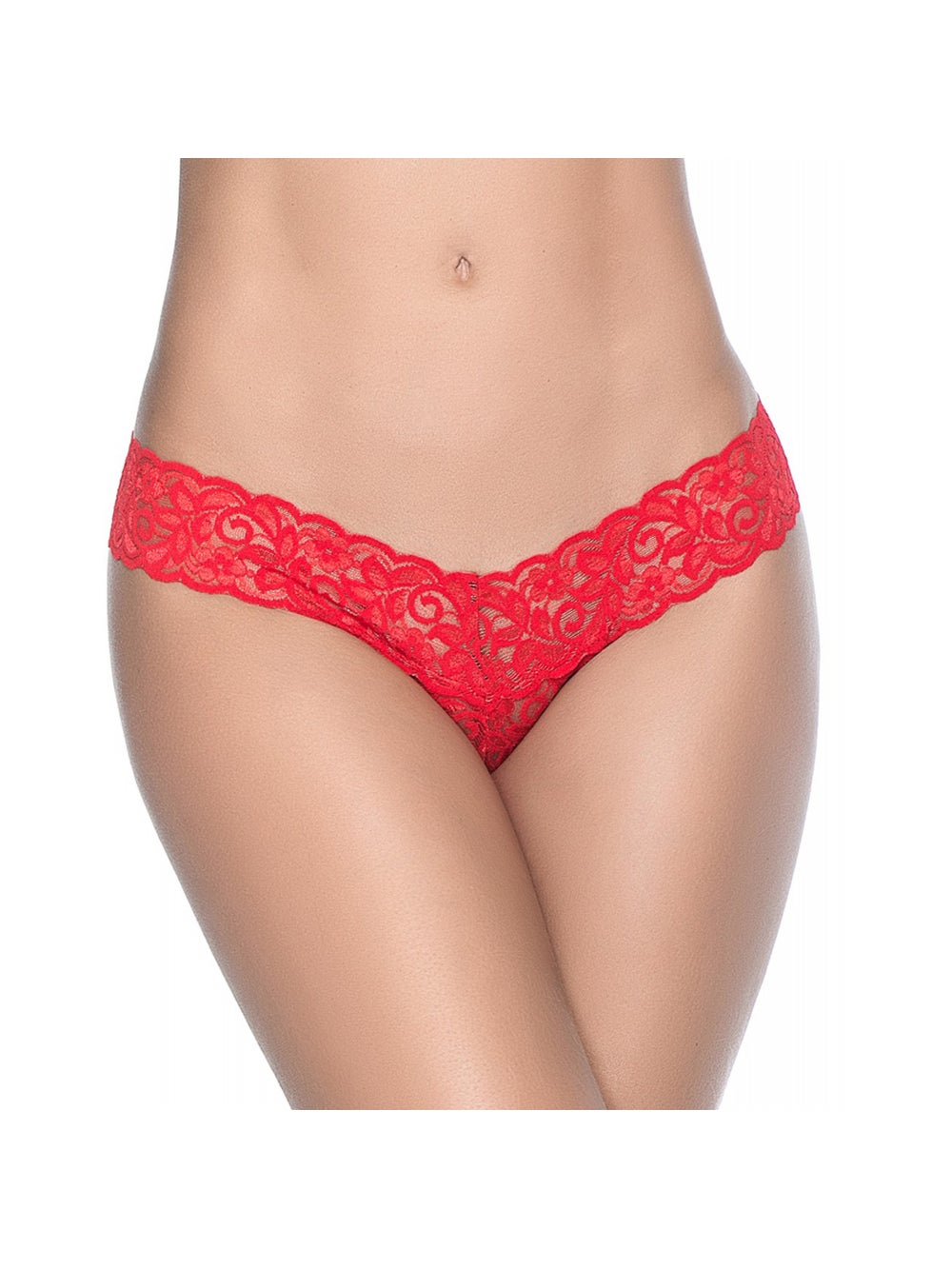 String Finition V 94 Dentelle Rouge