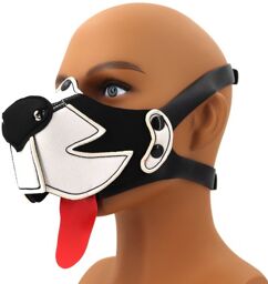 Museau Puppy Muz Noir-Blanc