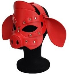 Masque Pig Grox Rouge