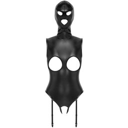 – Body Ouvert avec Cagoule – Noir