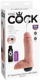 Gode réaliste qui éjacule - 20 cm