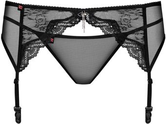 Porte-jarretelles avec string Charms Noir