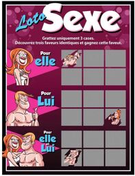 Carte à Gratter Loto Sexe Violet