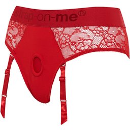 Harnais Gode Ceinture Lingerie Diva Rouge