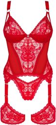 Corset Belovya & String Rouge Rouge
