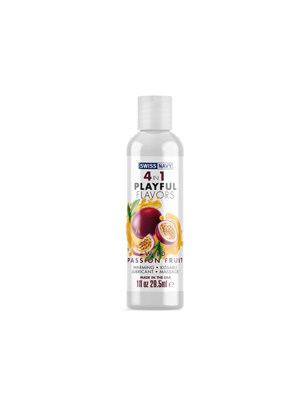 Gel massage et lubrifiant chauffant 4 en 1 Wild Passion Fruit 30 ml