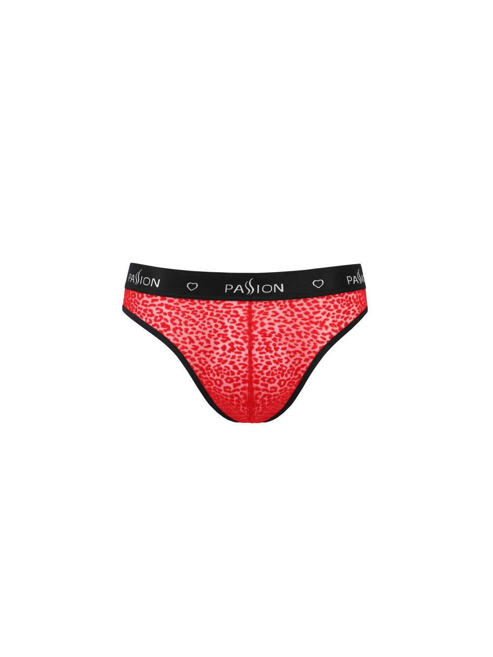 Slip Mike léopard rouge