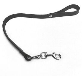Laisse courte cuir Noir Noir