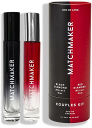 Coffret de parfums aux phéromones Matchmaker EOL pour couples, 2 pièces - 10 ml
