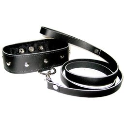 Collier Clouté avec Laisse