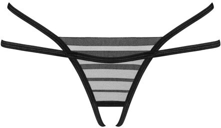 Lune Bellis string ouvert - Noir