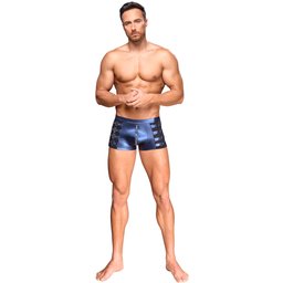 Boxers à l'aspect métallisé mat