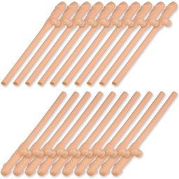 Paille pénis - Lot de 20