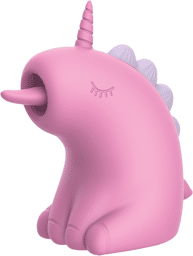 Cupcake Unicorn - Masseur de langue rotatif à 360° - Rose