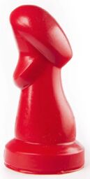 Plug Zizi Invader 12 x 5 cm Rouge