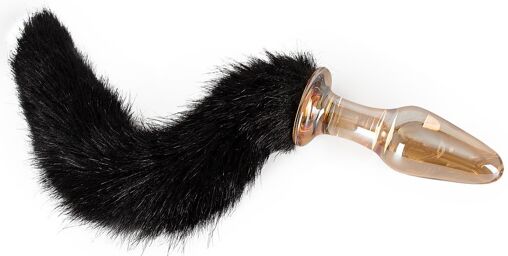 Plug Anal en verre avec queue