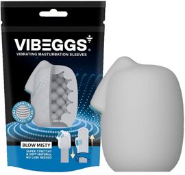 Blow Misty - Manchon de masturbation vibrant - Blanc