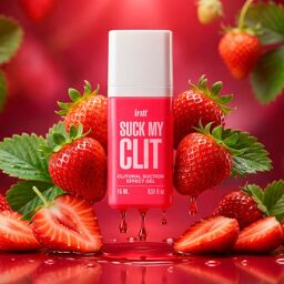 Gel Stimulant Suck My Clit Fraise des Bois - 15 ml