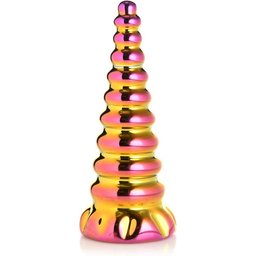 - Dildo en Verre Arc-en-ciel Crépusculaire