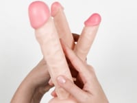 Kit gode anal ventouse réaliste Classic Lifelike Lover 3 pièces