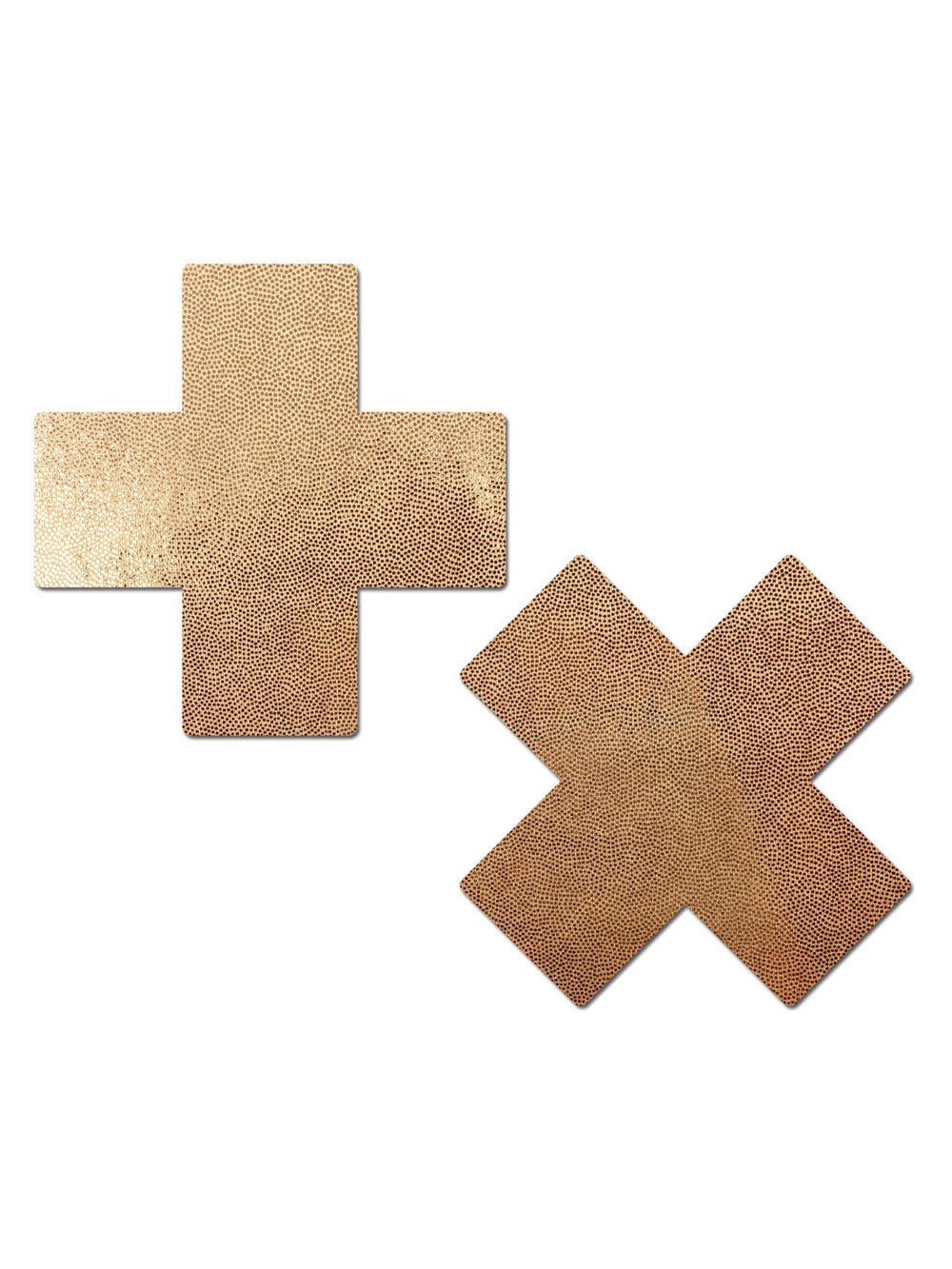 Caches-Tétons Croix Rose Gold