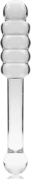 LE 20 GODE EN VERRE BOROSILICATE 20,5 X 3 CM CLAIR