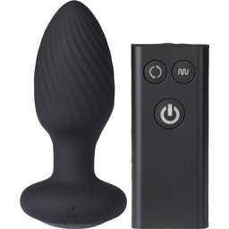 Tornado Plug Anal Rotatif Télécommandé