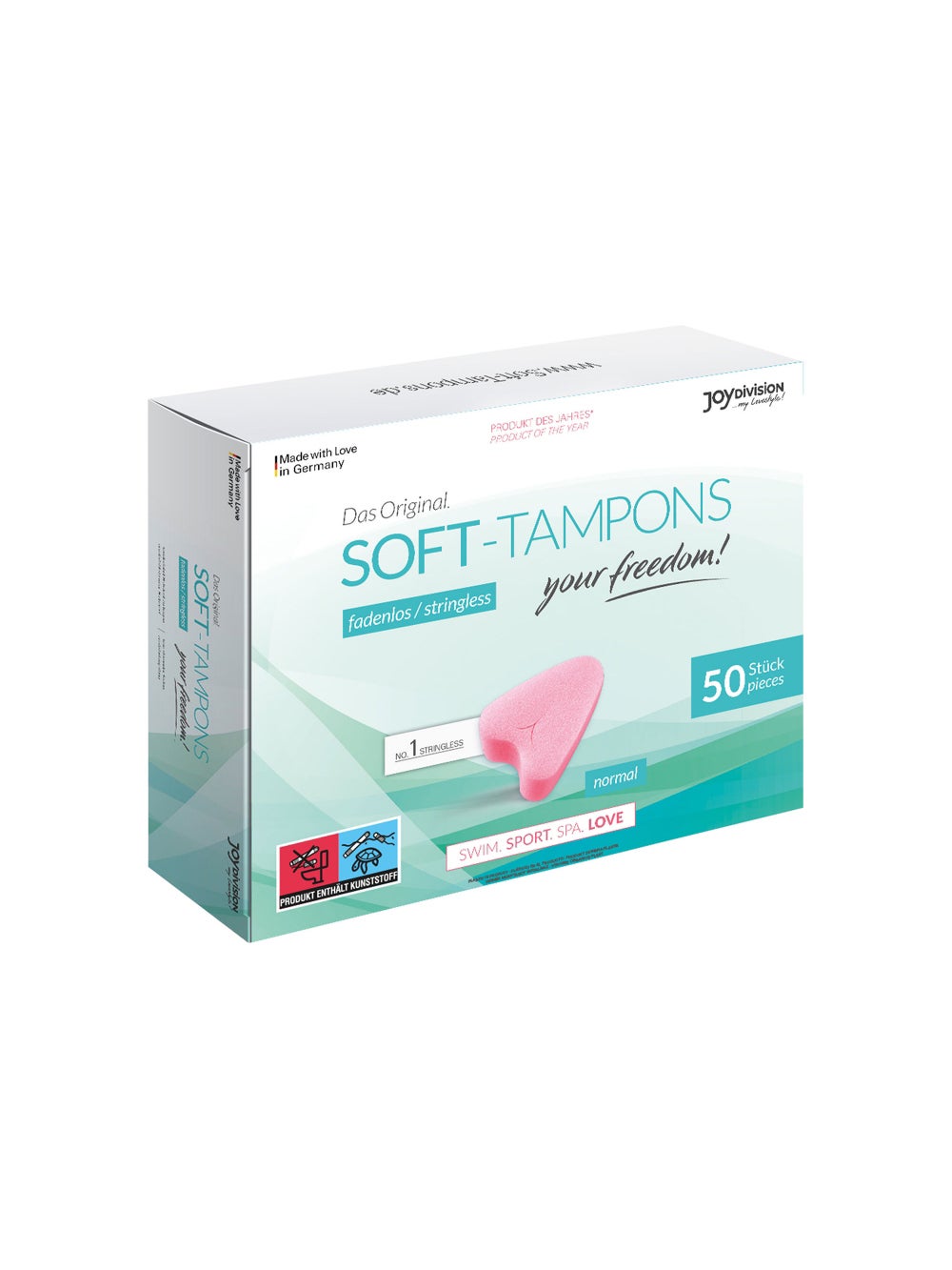 Éponges Menstruelles Soft-Tampons Normal Boîte de 50