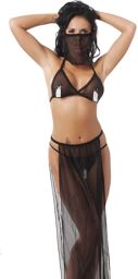 Costume Esméralda 4 pièces Noir