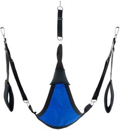 Sling en tissu Triangle - Set complet Bleu