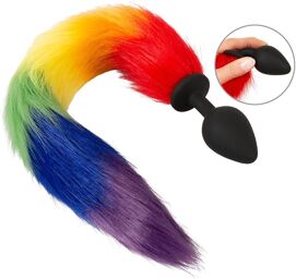 fluffy tail arc en ciel