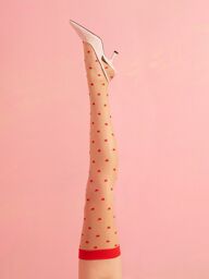 Love booster Bas 15 DEN - Rouge et poudre Rouge