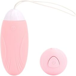 Oeuf vibrant Beth 8 x 3.2cm Rose